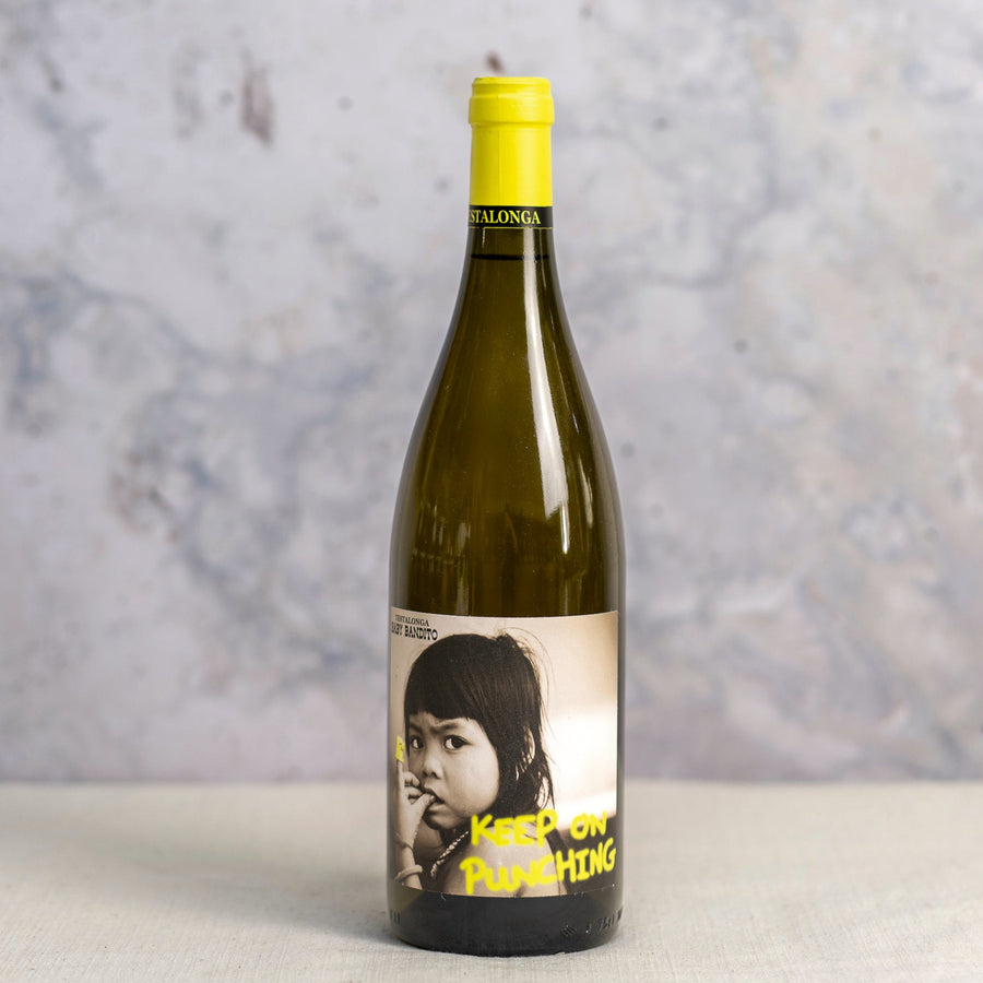 A bottle of Testalonga Wines 'Keep On Punching' chenin blanc white wine.